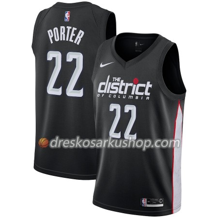 Muški NBA Dres Washington Wizards Otto Porter  22 Nike 2018-19 City Edition Crna Swingman